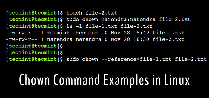 Cómo usar el comando chown para cambiar la propiedad de archivos [11 ejemplos]